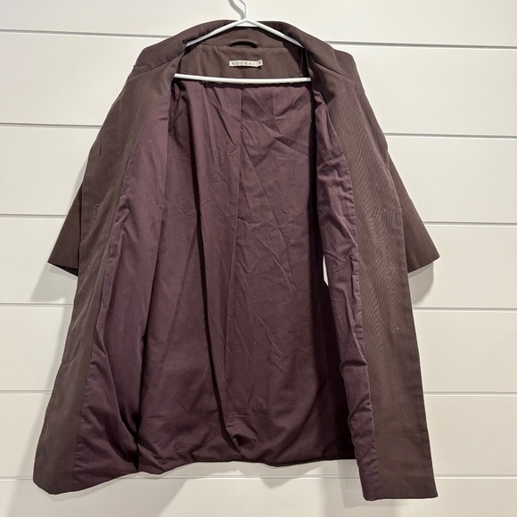 Kookai lined 3/4 sleeve cotton jacket size 34 - Picture 7 of 16